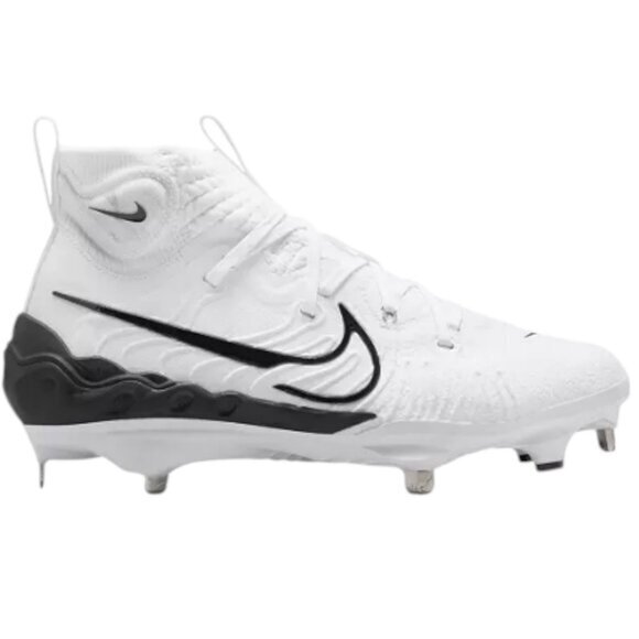 Nike Alpha Huarache NXT White Black Metal Cleats DJ6517-101 Men Size 9 NWT - Picture 12 of 12